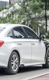 Honda Civic 11th Gen FE1 FE2 FE4 2022-ON with Aftermarket Parts - Side Skirts Carbon Fiber / FRP from CMST Tuning